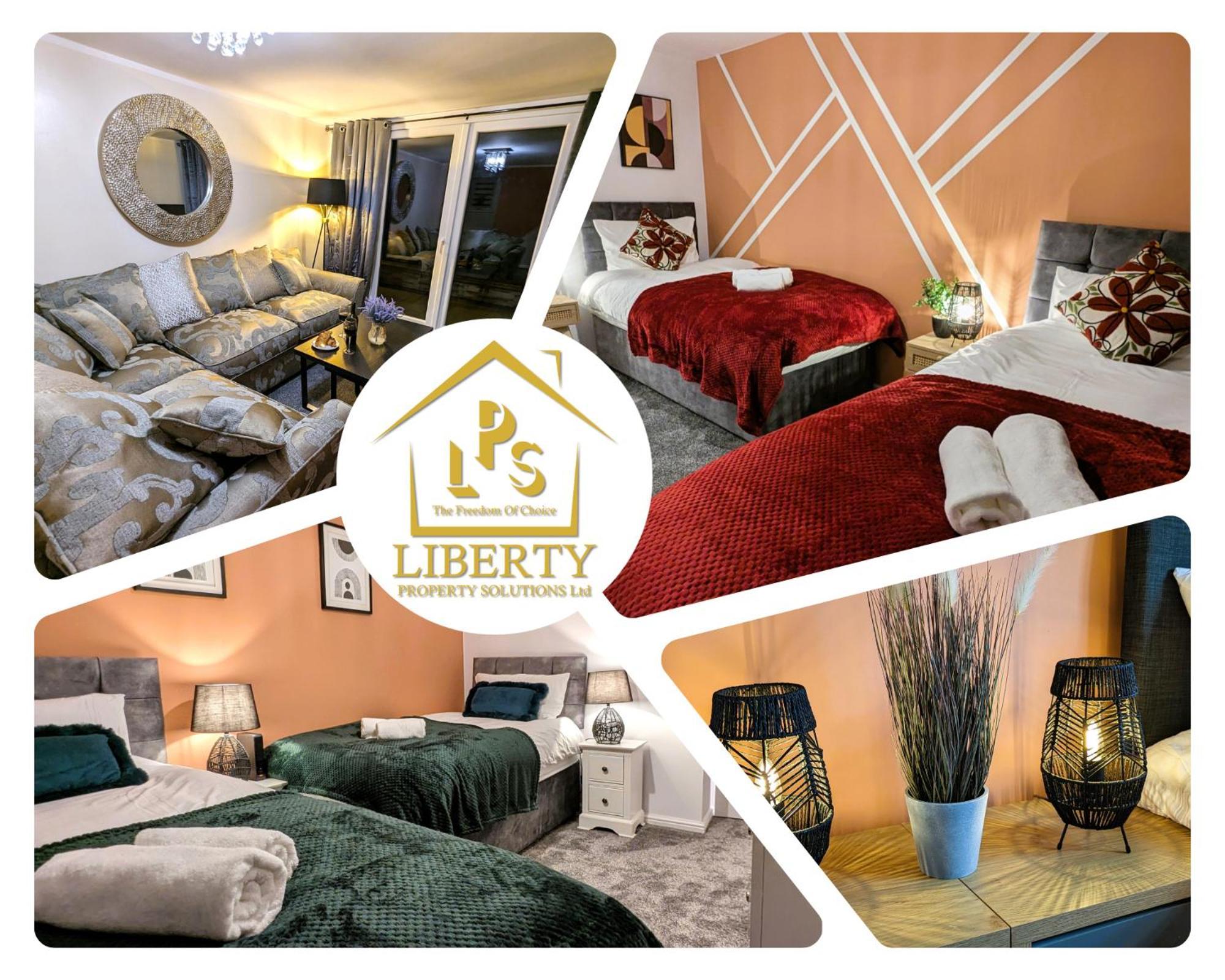 6 Guests * 4 Bedroom * Free Wi-Fi *헌팅던 외부 사진